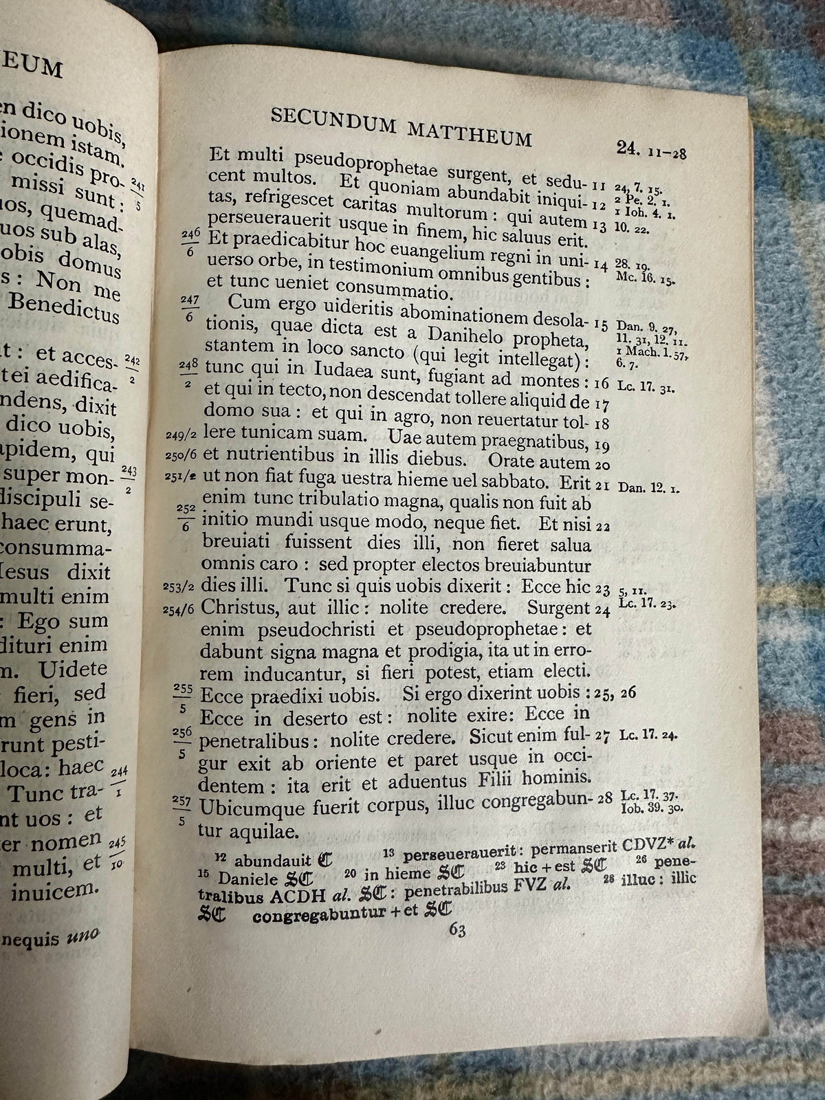 1926 Nouum Testamentvm Latine - J. Wordsworth & H. I. White(Oxonii) editio Minor - Honeyburn Books (UK)