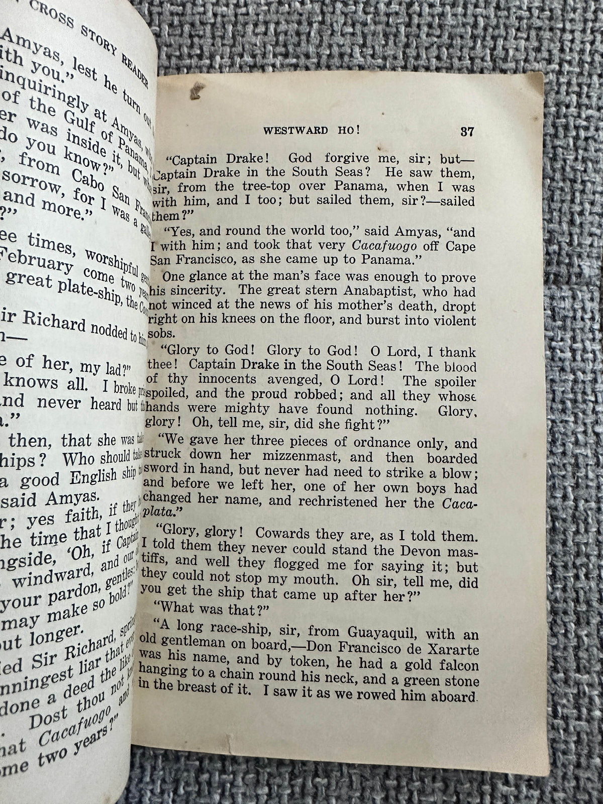 1930’s Westward Ho! - Charles Kingsley(Southern Cross Story Readers)Whitcombe & Tombs Ltd - Honeyburn Books (UK)
