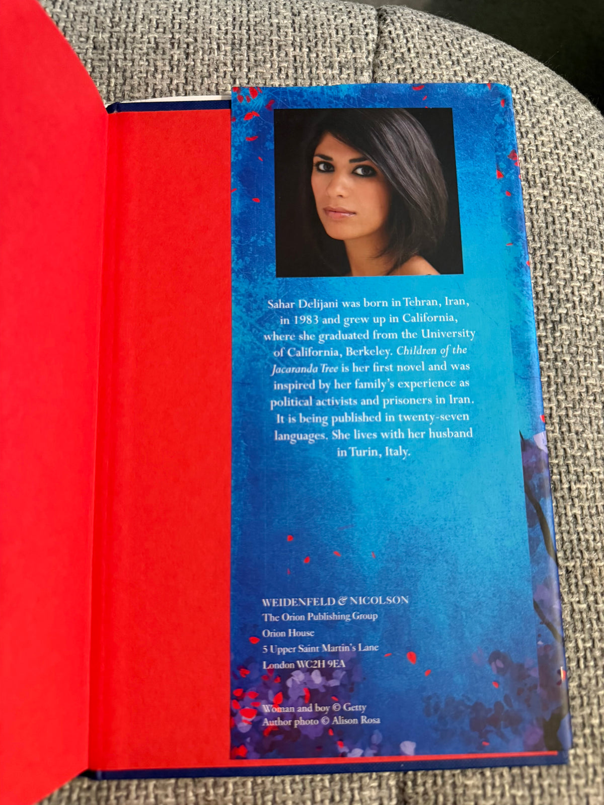 Children of the Jacaranda Tree by Sahar Delijani – First UK Edition Hardback 2013
