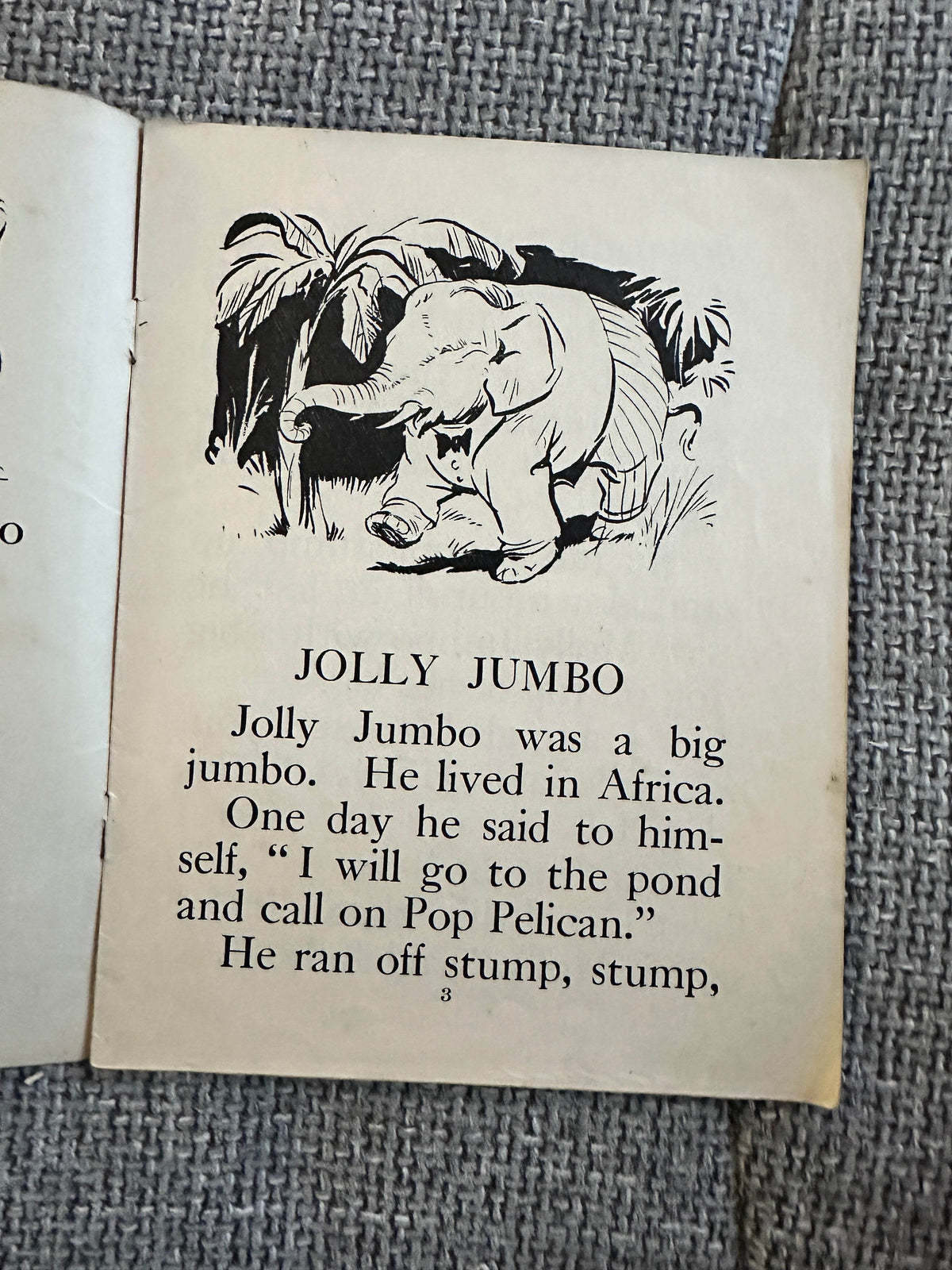 1939 Jolly Jumbo(Jolly Steps For Tiny Folks No7) Barbara Catford (Oxford University Press) - Honeyburn Books (UK)