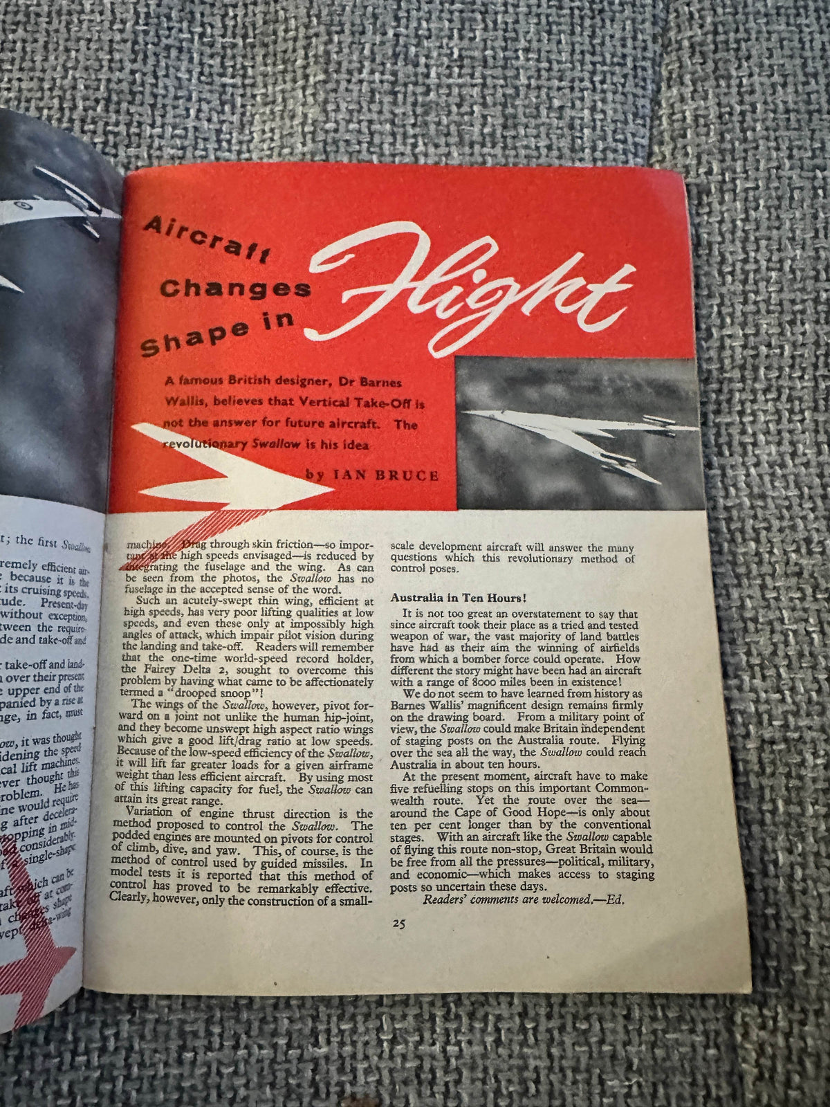 1961 Boy’s Own Paper(Power Driven Models) - Honeyburn Books (UK)