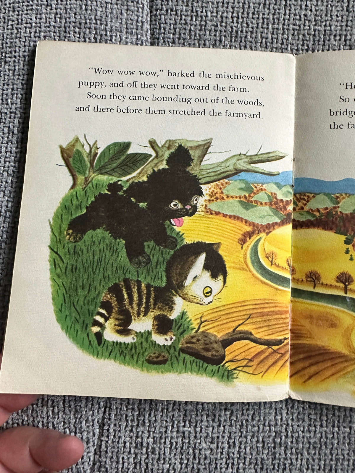 1962 The Shy Little Kitten(Happy Time Series no10) Cathleen Schurr (Gustaf Tenggren Illust)Golden Pleasure Books - Honeyburn Books (UK)
