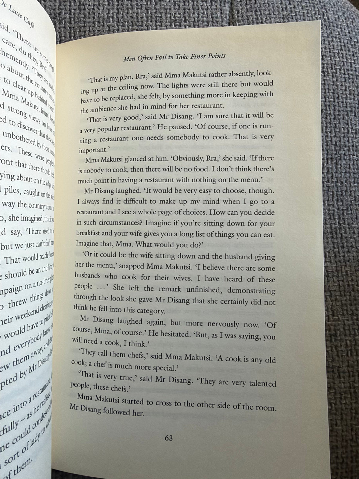 2014*1st* The Handsome Man’s Deluxe Cafe - Alexander McCall Smith(Little Brown)