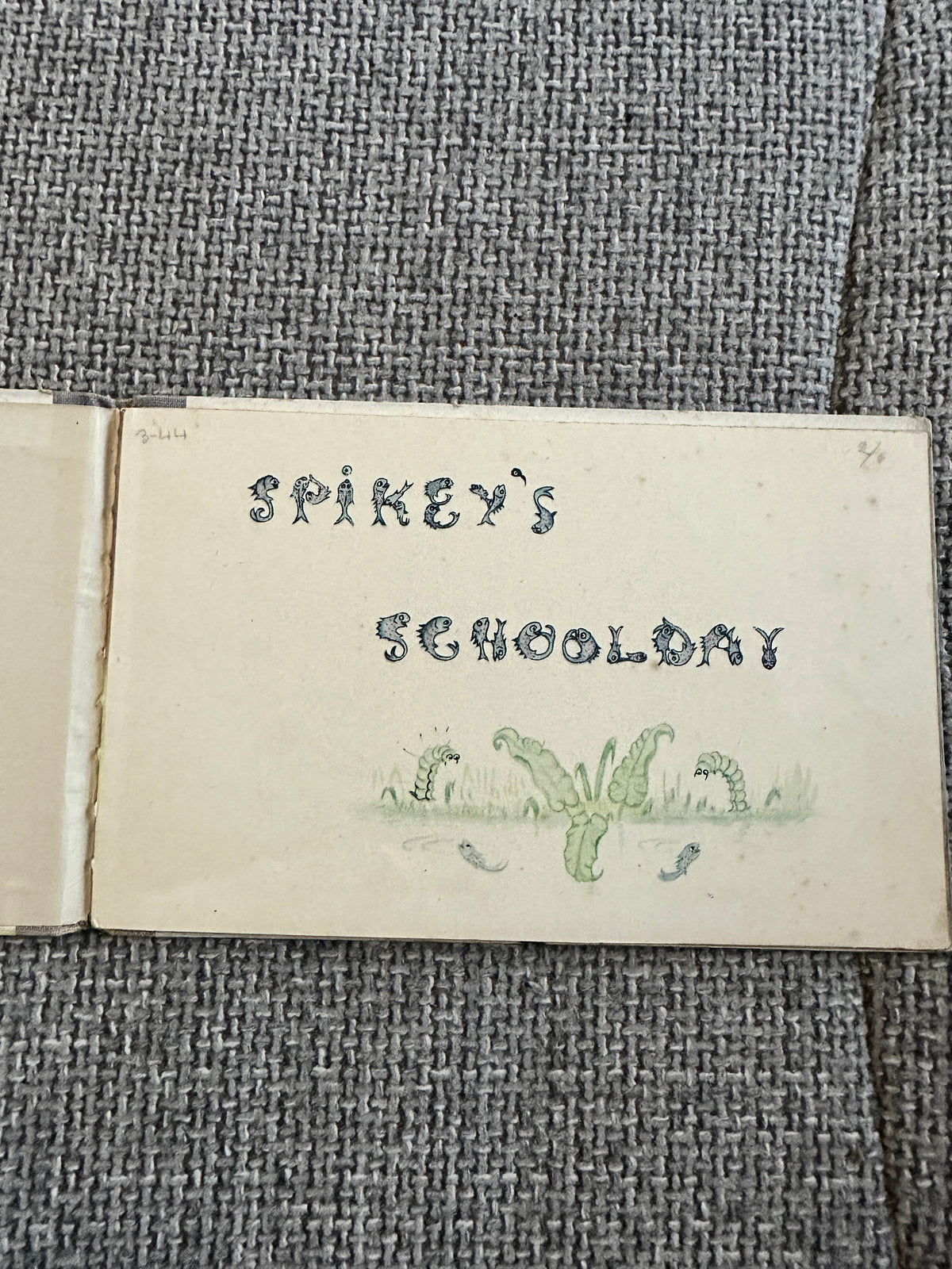 1945 Spikey’s Schoolday - Grace Couch(William Lewis Printers) - Honeyburn Books (UK)