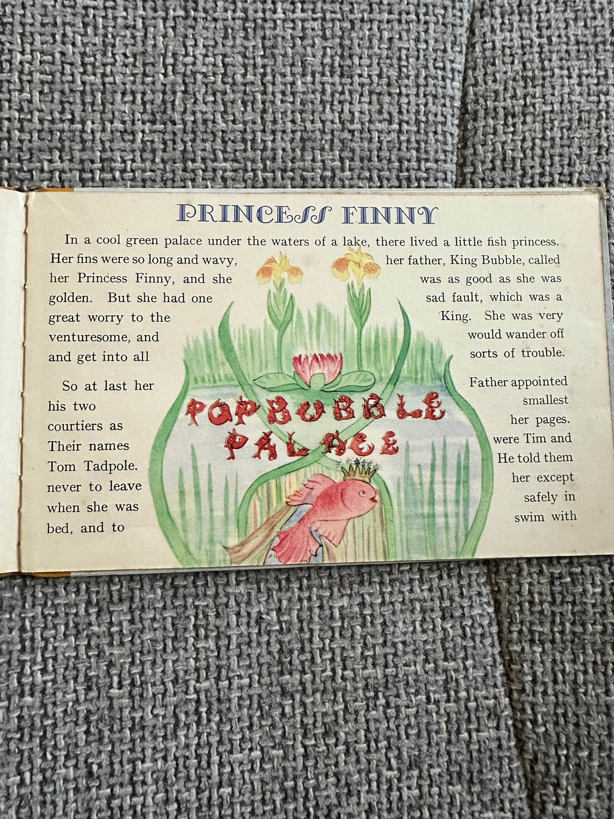 1945 Princess Finny(A Spikey Book) Grace Couch (William Lewis Printers) - Honeyburn Books (UK)
