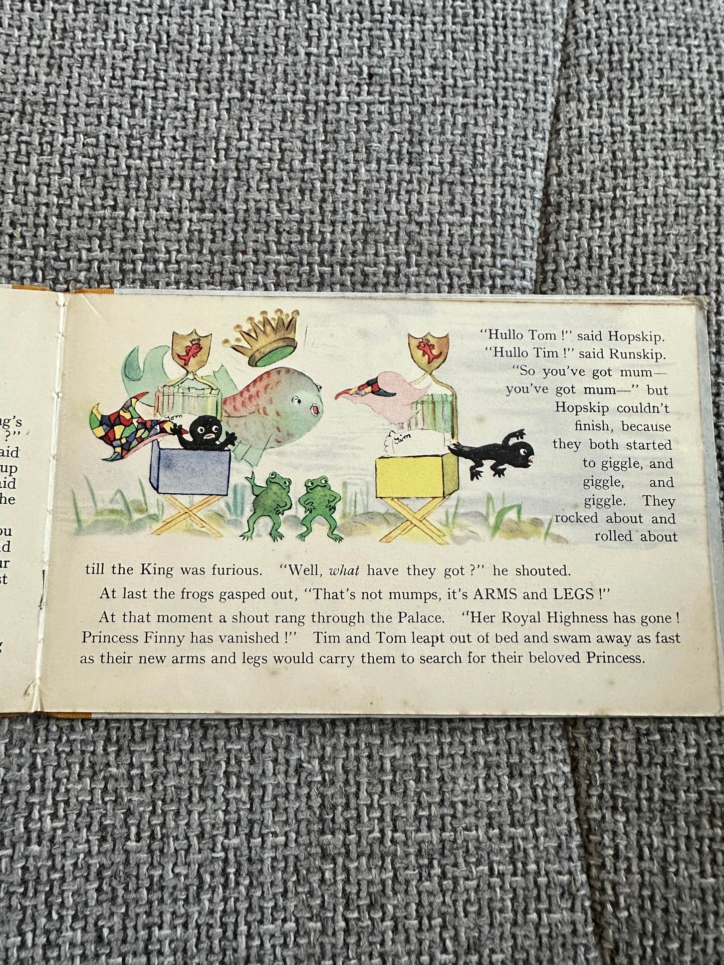 1945 Princess Finny(A Spikey Book) Grace Couch (William Lewis Printers) - Honeyburn Books (UK)