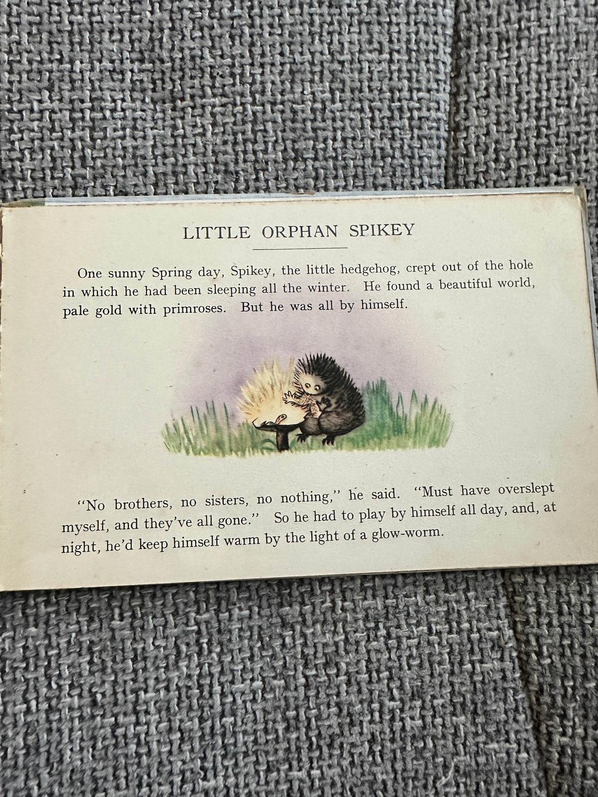 1945 Little Orphan Spikey - Grace Couch (William Lewis Printers) - Honeyburn Books (UK)