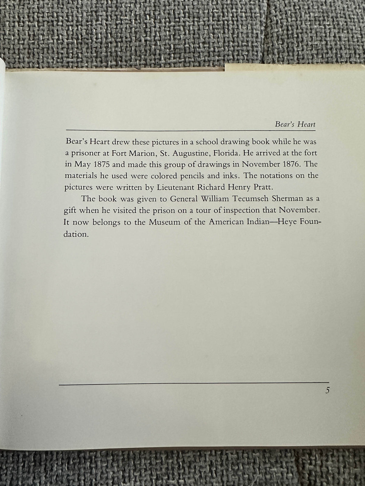 1977*1st* Bear’s Heart (Scenes From The Life Of A Cheyenne Artist Of 100yrs Ago With Pictures By Himself) Burton Supree with Ann Ross( H. B. Lippincott Company - Honeyburn Books (UK)