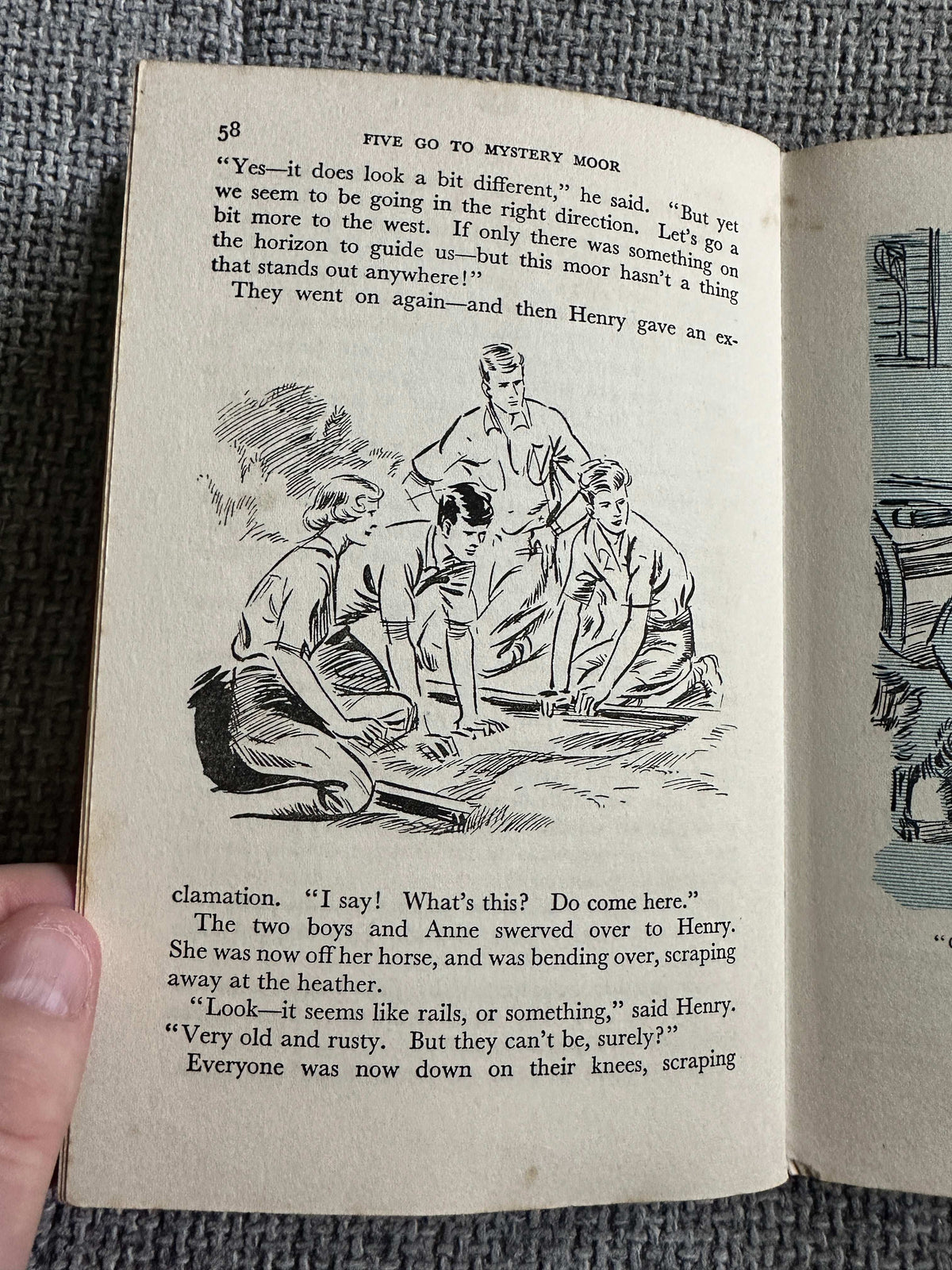 1954*1st* Five Go To Mystery Moor - Enid Blyton (Hodder & Stoughton)