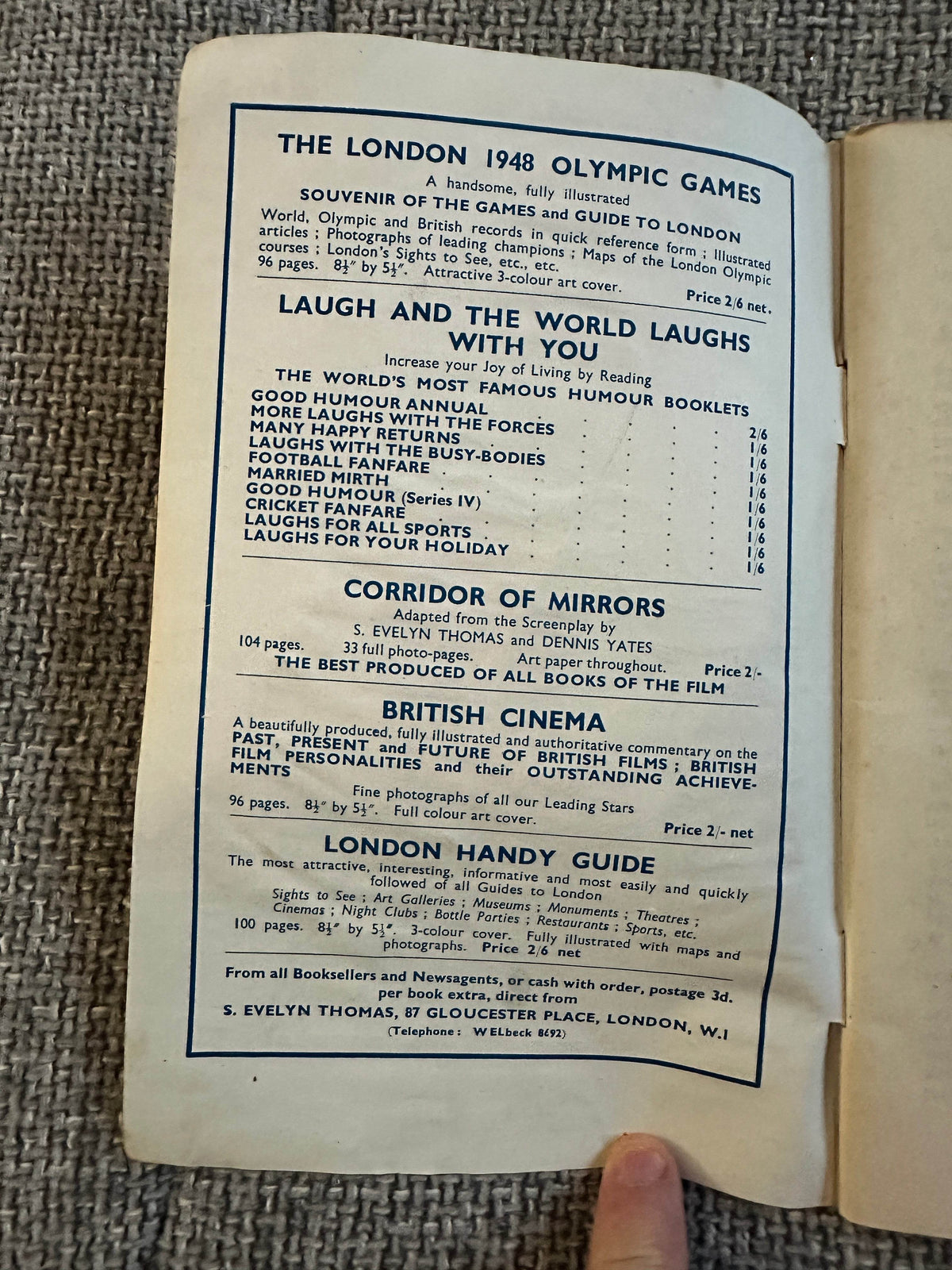 1948 Football Fanfare - S. Evelyn Thomas(Jack Ketton Drawings) - Honeyburn Books (UK)