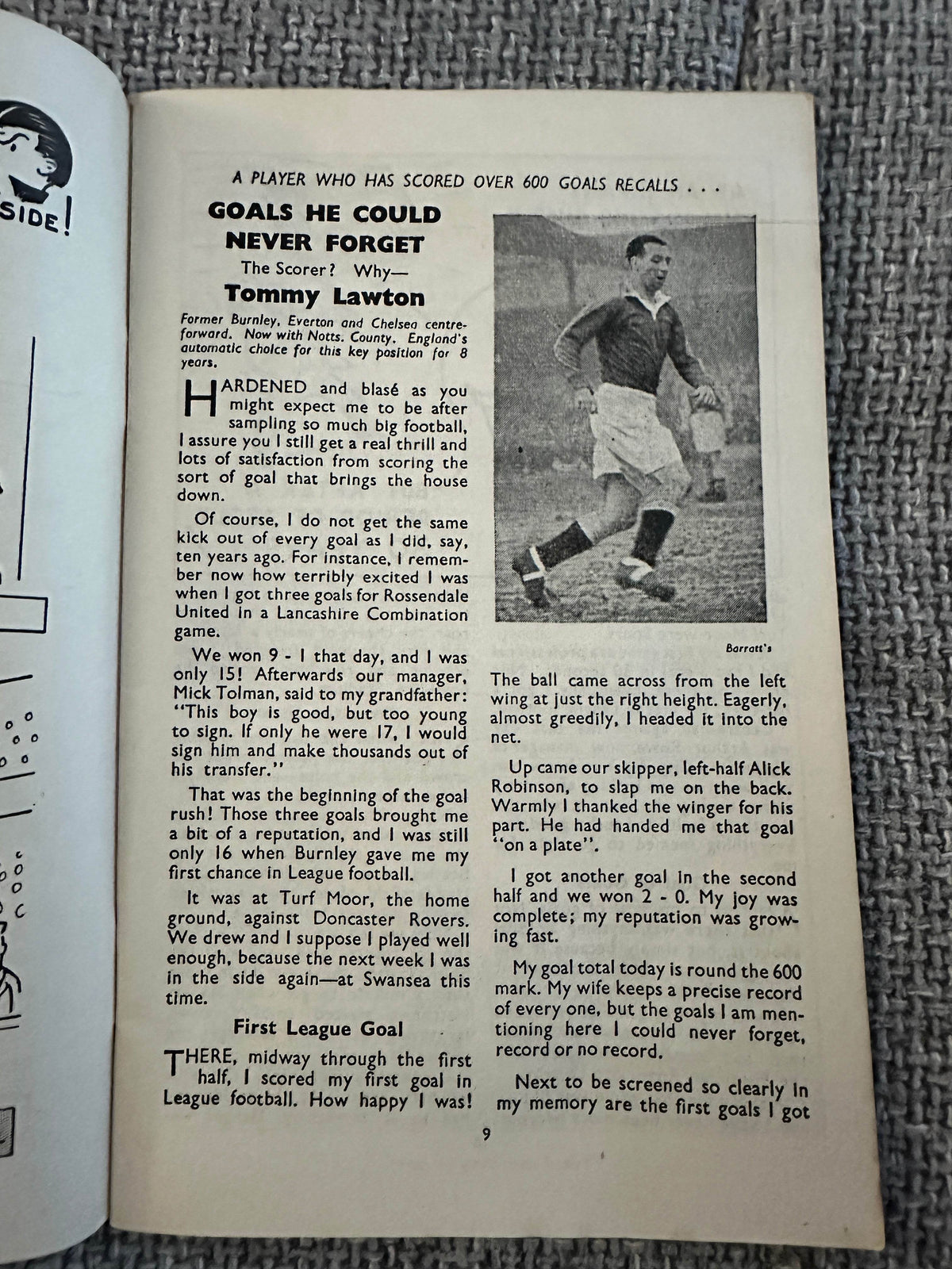 1948 Football Fanfare - S. Evelyn Thomas(Jack Ketton Drawings) - Honeyburn Books (UK)