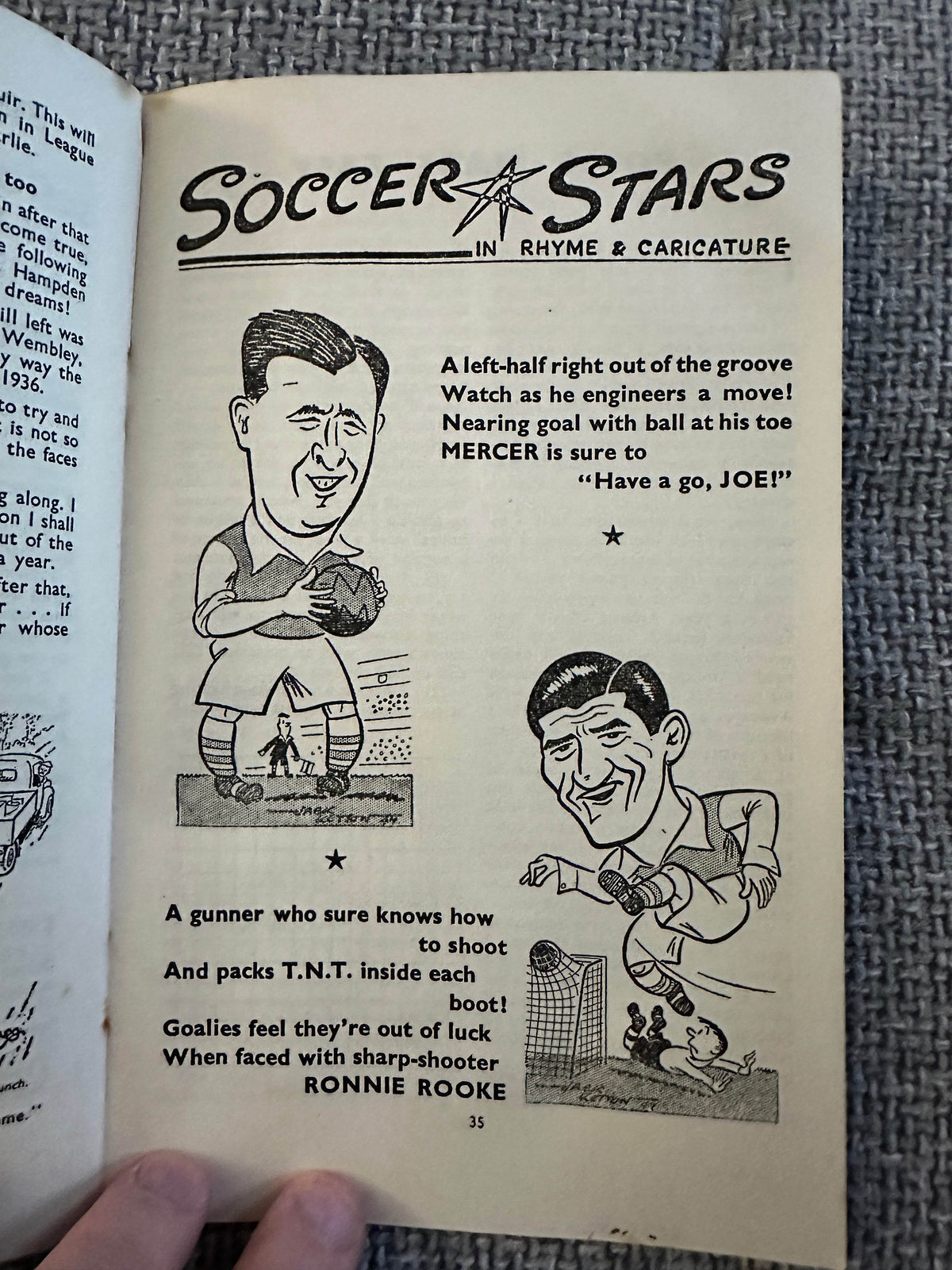 1948 Football Fanfare - S. Evelyn Thomas(Jack Ketton Drawings) - Honeyburn Books (UK)