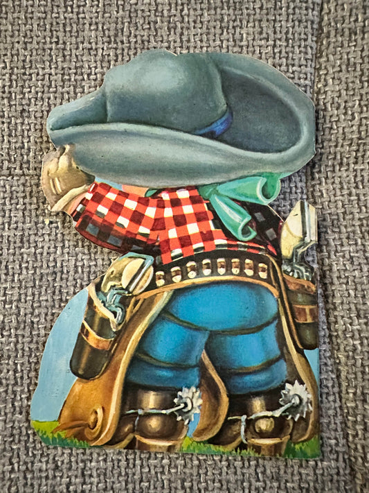 1970’s Buffalo Bill (Children’s Leisure Products Ltd) shaped book - Honeyburn Books (UK)