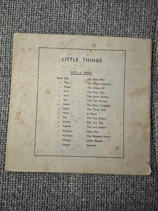 1960’s The Little Donkey(Little Things no5) Molly Clarke(A. Wheaton & Co Ltd) - Honeyburn Books (UK)