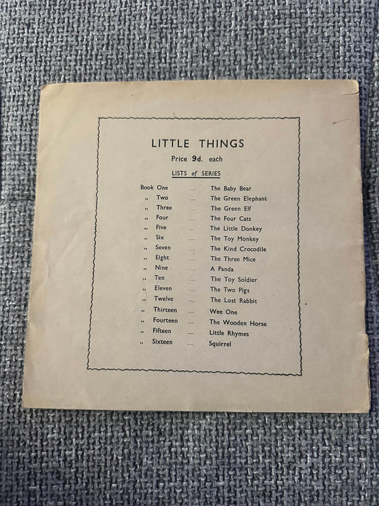 1960’s The Wooden Horse(Little Things no14) Molly Clarke(A. Wheaton & Co Ltd) - Honeyburn Books (UK)