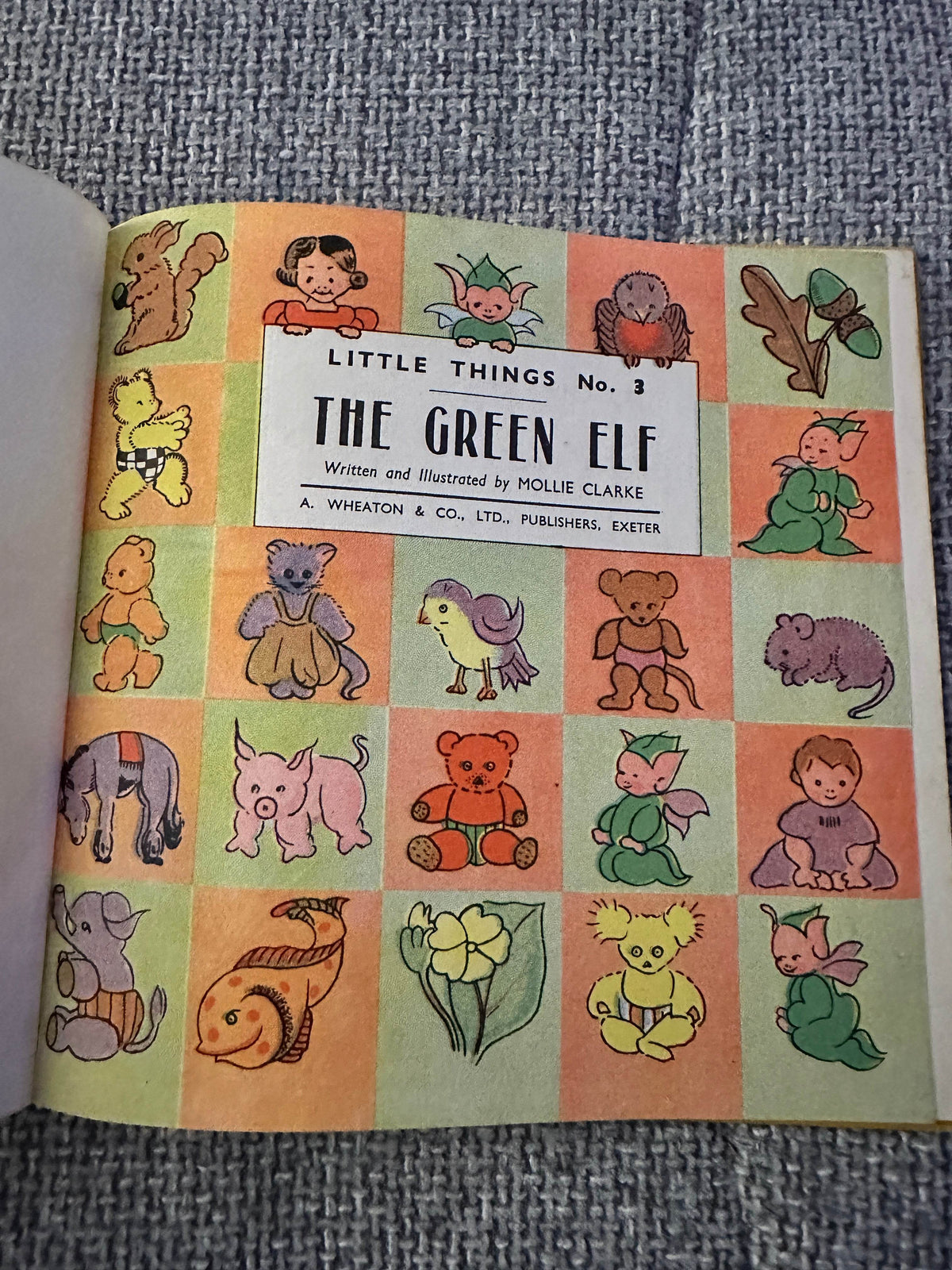 1960’s The Green Elf & The Four Cats(Little Things nos 3 & 4)Mollie Clarke(A. Wheaton & Co Ltd) - Honeyburn Books (UK)