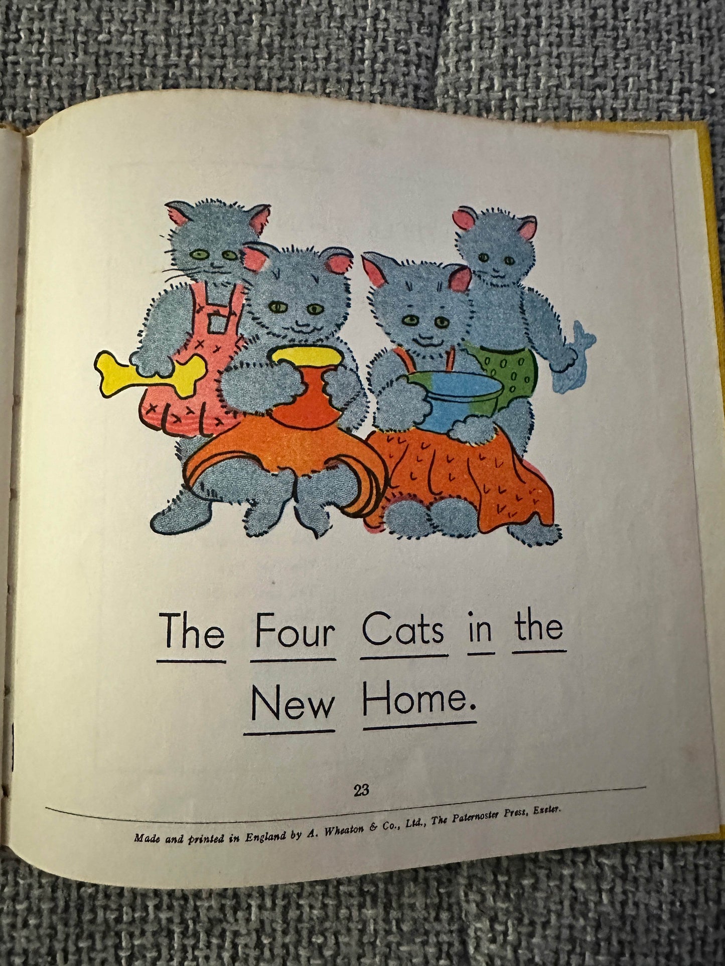 1960’s The Green Elf & The Four Cats(Little Things nos 3 & 4)Mollie Clarke(A. Wheaton & Co Ltd) - Honeyburn Books (UK)