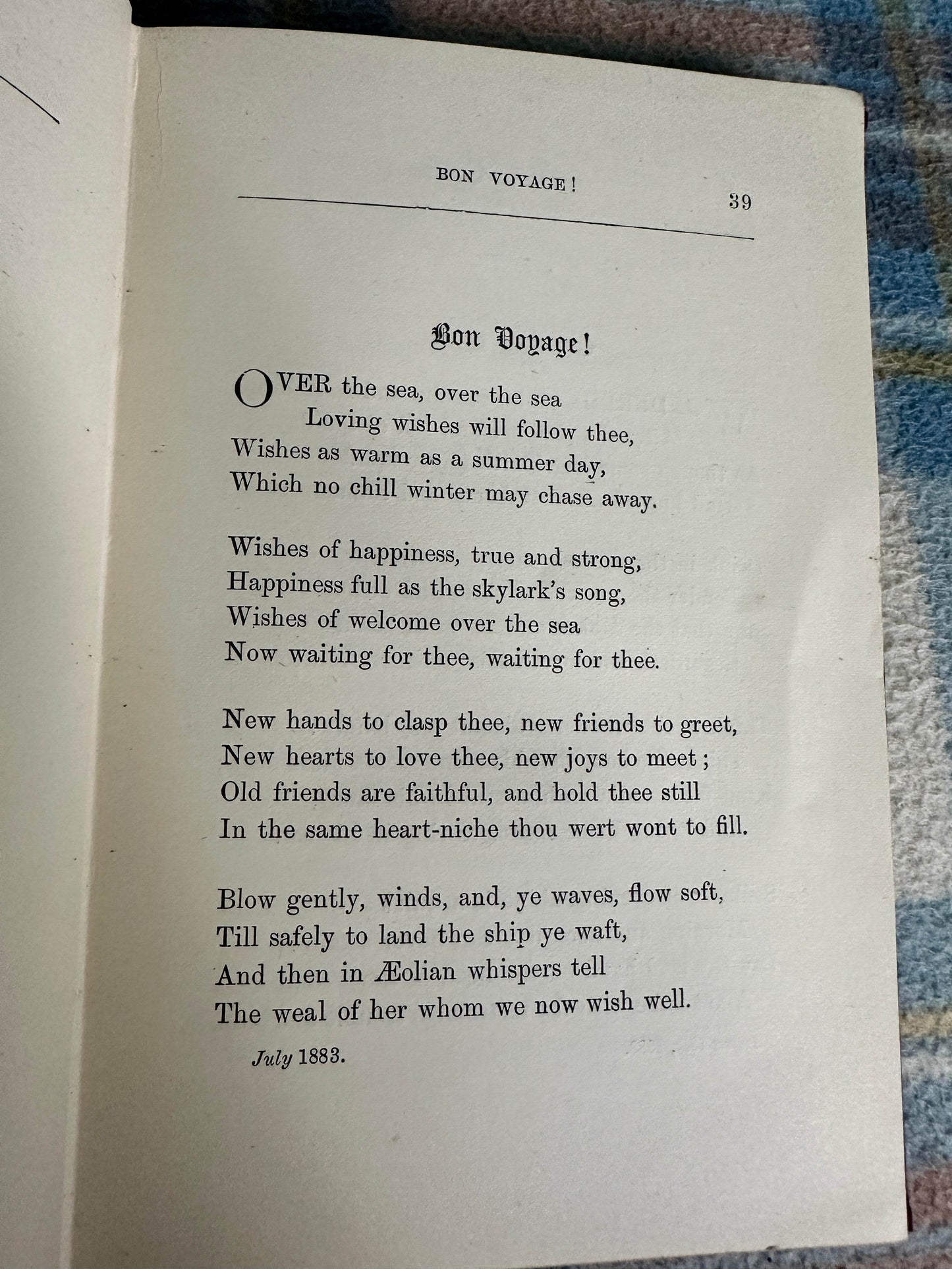 1897 The Shepherd & Other Verses - Janet Wyld Pitcairn(Oliphant, Anderson & Ferrier) - Honeyburn Books (UK)
