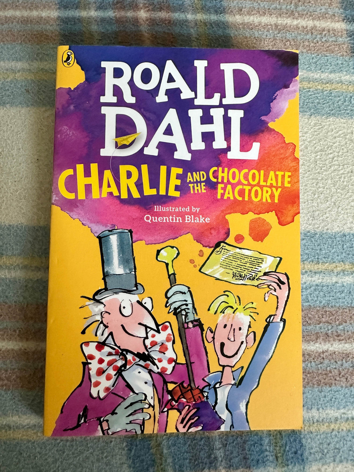 2016 Charlie & The Chocolate Factory- Roald Dahl (Quentin Blake Illust) Puffin Books - Honeyburn Books (UK)