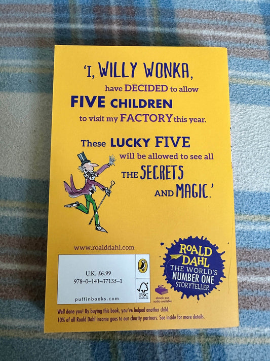 2016 Charlie & The Chocolate Factory- Roald Dahl (Quentin Blake Illust) Puffin Books - Honeyburn Books (UK)