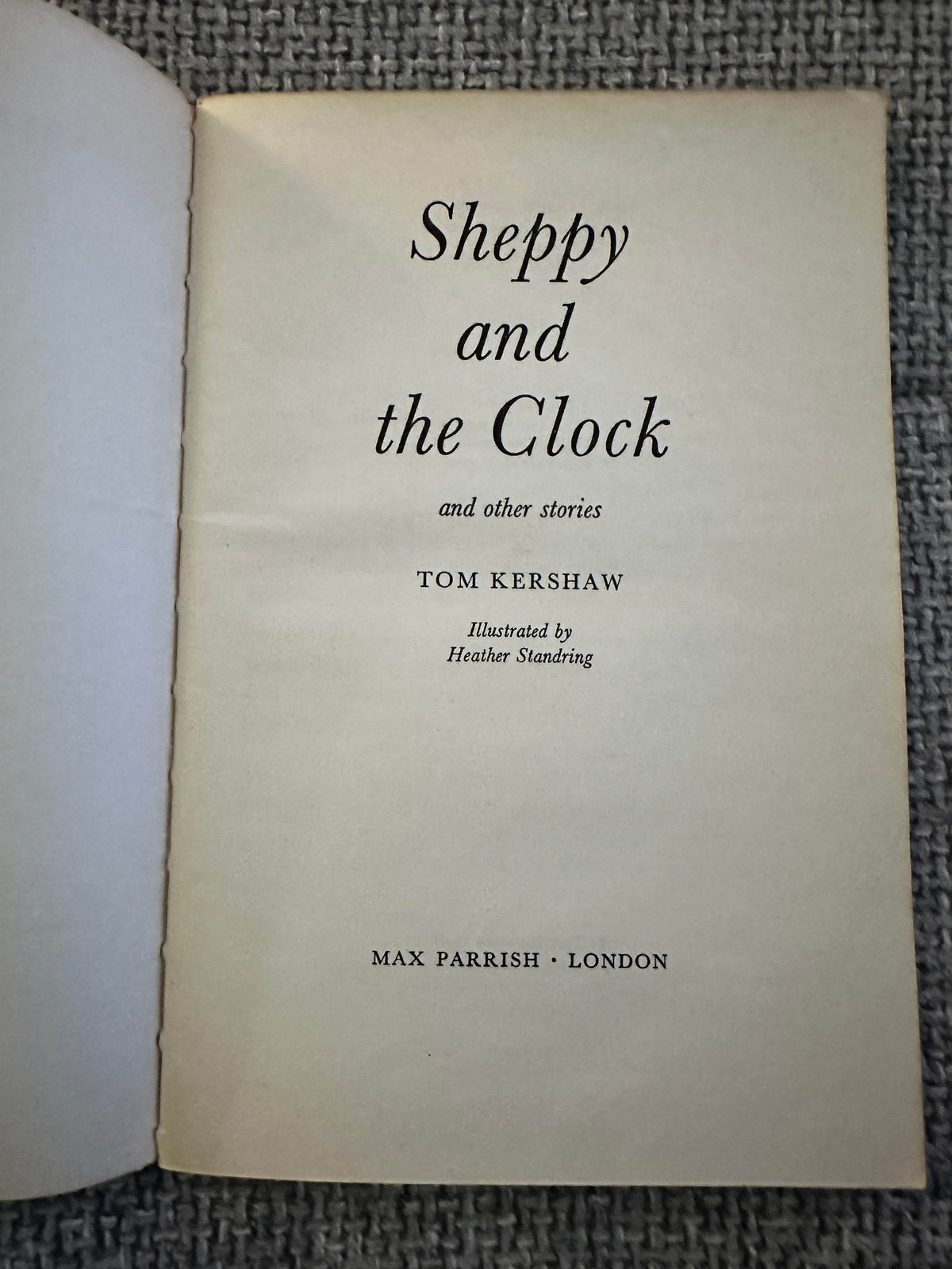 1958*1st* Sheppy & The Clock - Tom Kershaw(Max Parrish Reader) - Honeyburn Books (UK)