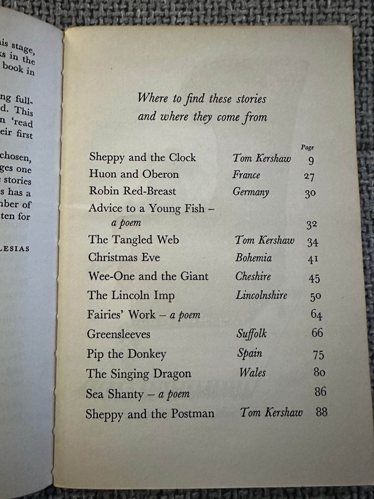 1958*1st* Sheppy & The Clock - Tom Kershaw(Max Parrish Reader) - Honeyburn Books (UK)