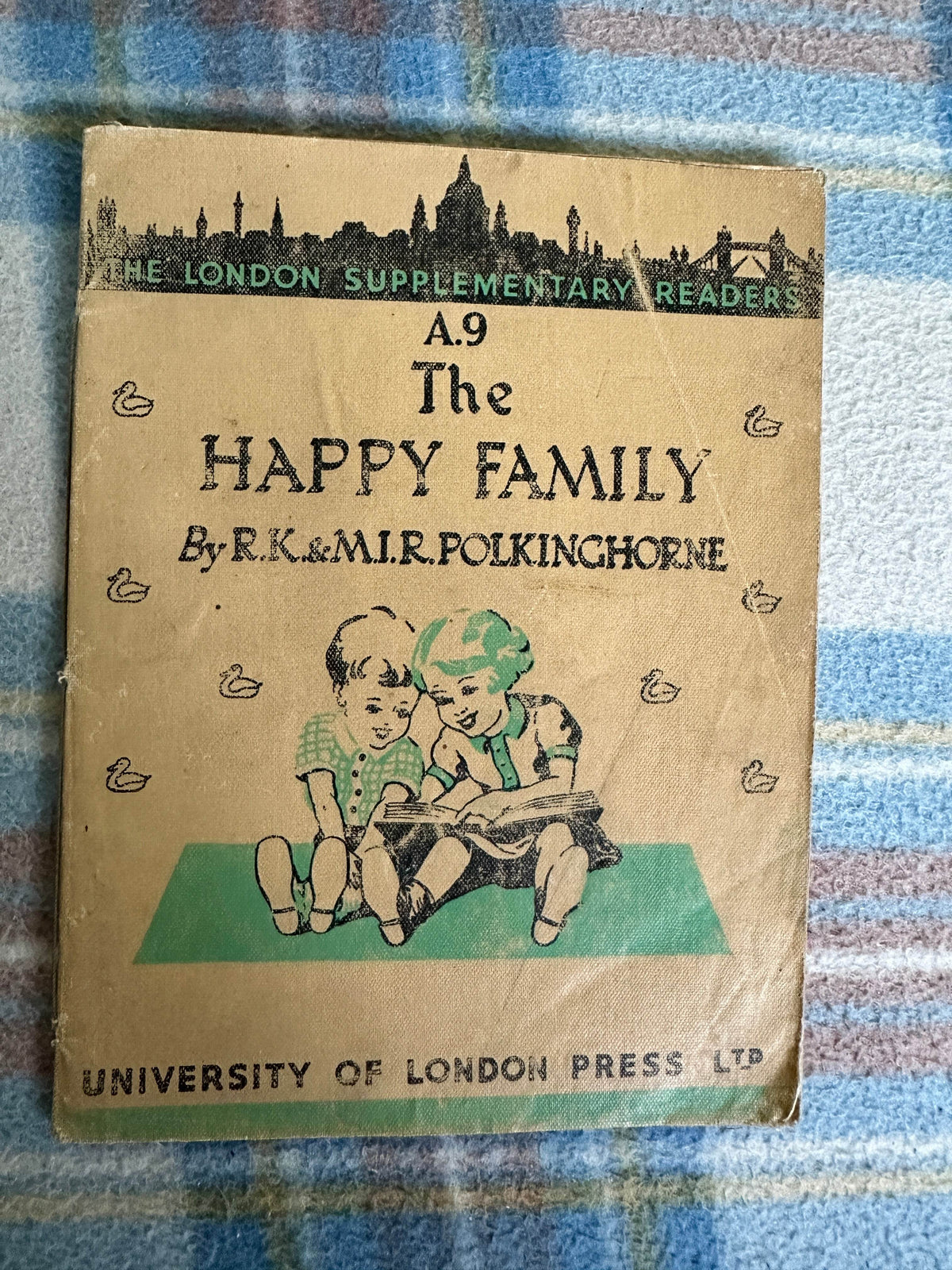 1940’s The Happy Family - R.K. & M. I. R. Polkinghorne(A9 London Supplementary Readers) University of London Press - Honeyburn Books (UK)
