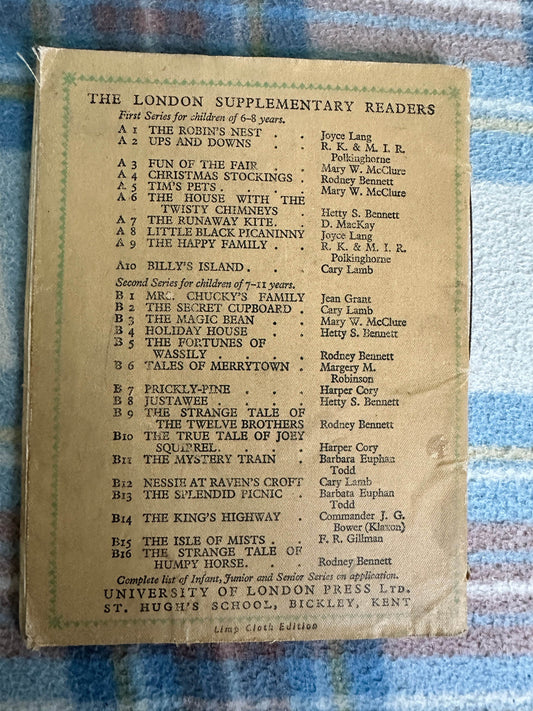 1940’s The Happy Family - R.K. & M. I. R. Polkinghorne(A9 London Supplementary Readers) University of London Press - Honeyburn Books (UK)