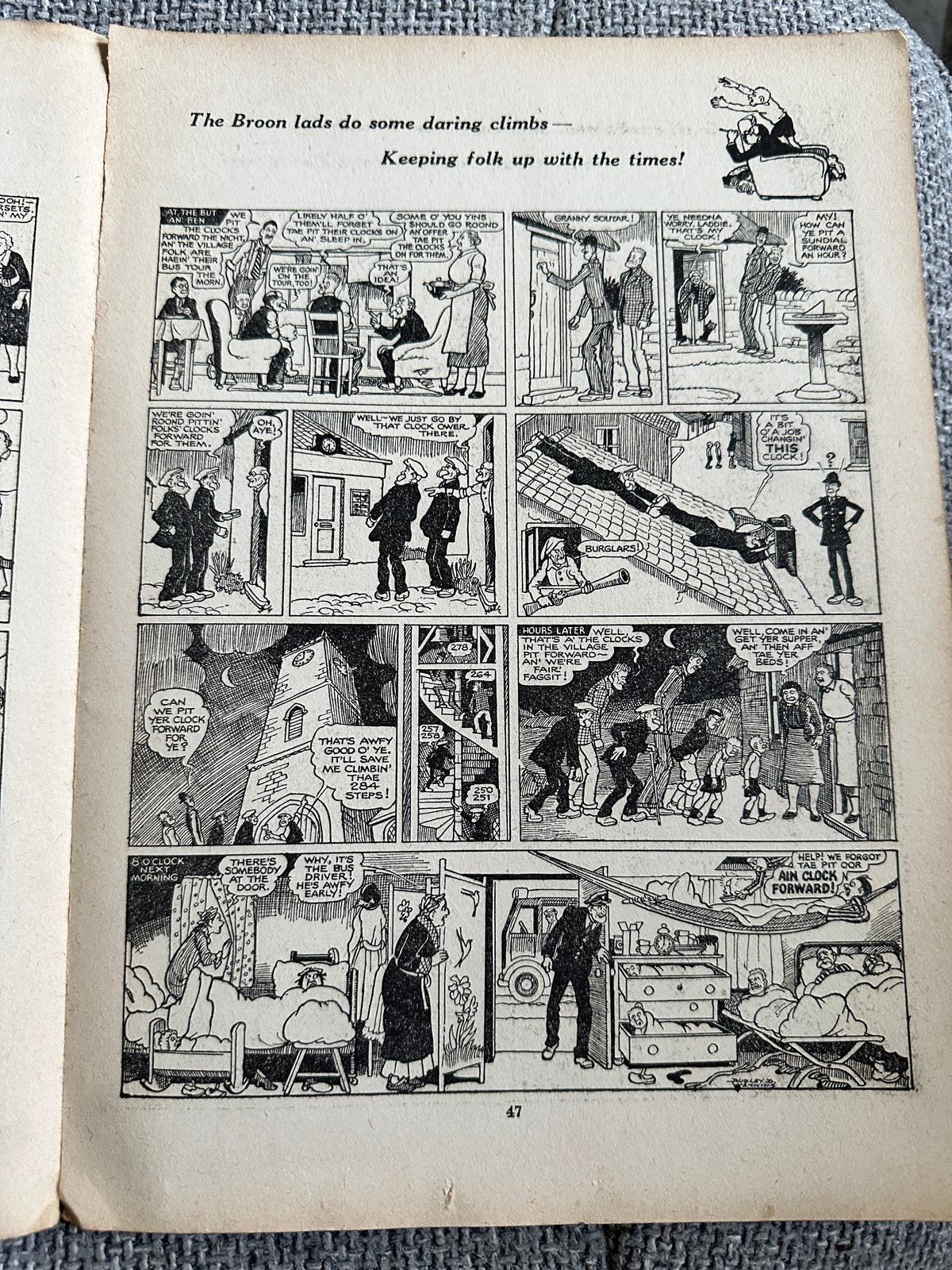 1959 The Broons (Dudley Watkins Illust) D.C. Thomson & Co Ltd & John Leng & Co Ltd - Honeyburn Books (UK)
