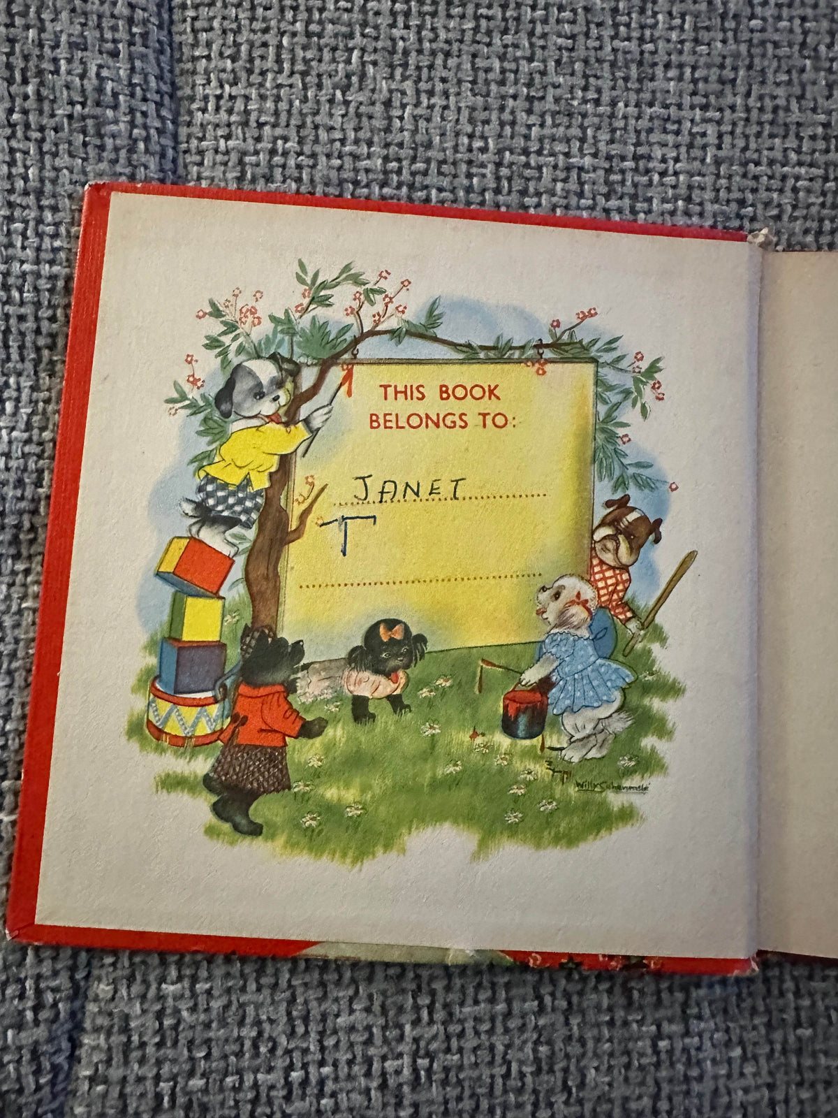 1950’s Dickie Doggie - Willy Schermelé (Clifford Series) - Honeyburn Books (UK)
