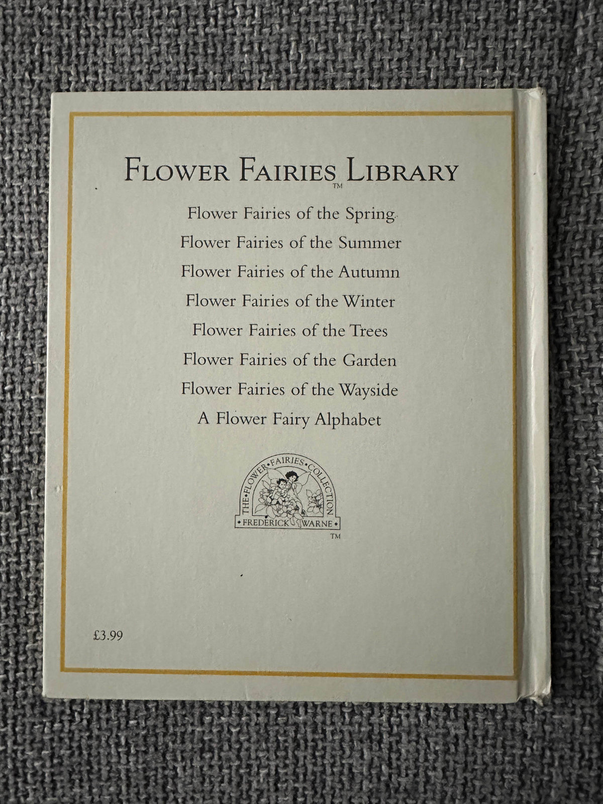 1999 Flower Fairies Of The Spring - Cicley Mary Barker(Ted Smart) - Honeyburn Books (UK)