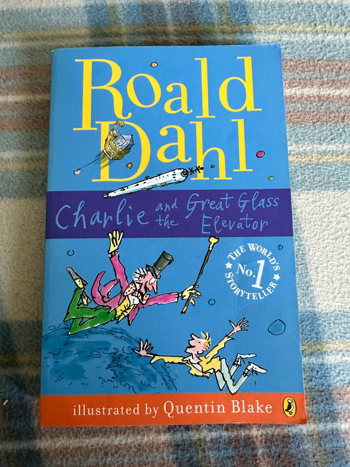 1995 Charlie & The Glass Elevator - Roald Dahl(Quentin Blake Illust) Puffin - Honeyburn Books (UK)