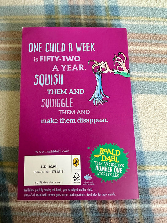 2016 The Witches - Roald Dahl(Quentin Blake illustration)Puffin Books - Honeyburn Books (UK)