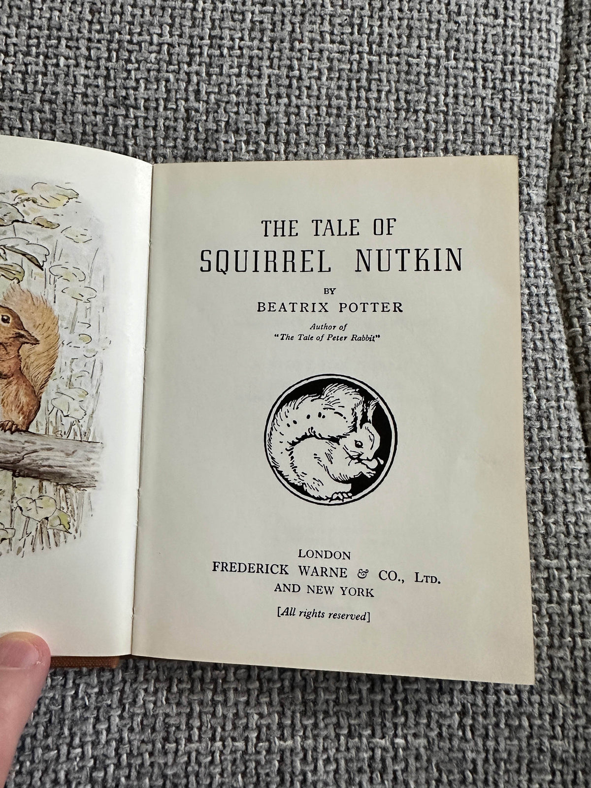 1983 The Tale Of Squirrel Nutkin - Beatrix Potter(Frederick Warne & Co Ltd. - Honeyburn Books (UK)