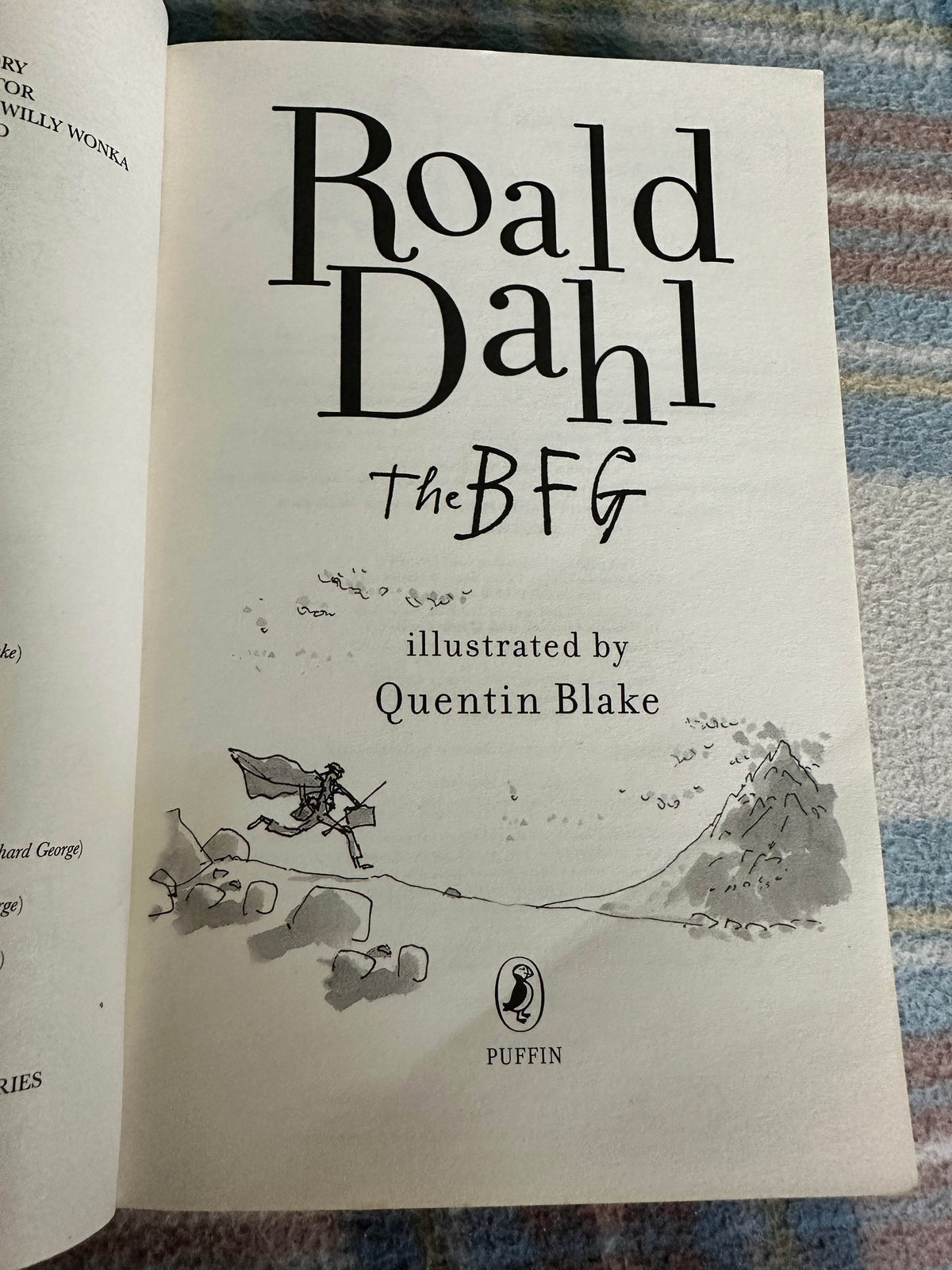 2010 The BFG - Roald Dahl(Quentin Blake) Puffin - Honeyburn Books (UK)