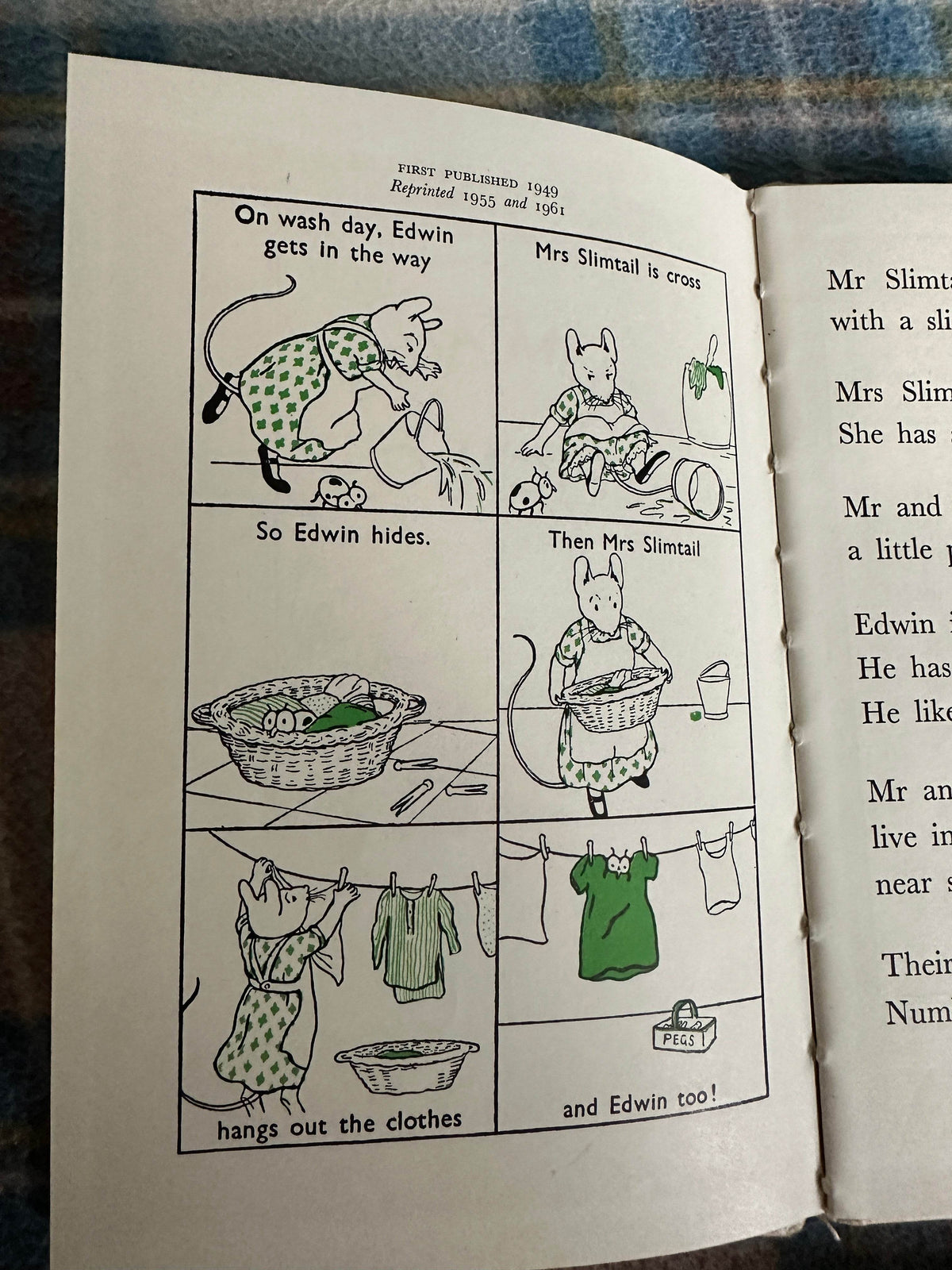 1961 Slimtail’s Picnic(Little Slimtails No4)Mary Chell & Dora Griffin (A. & C. Black Publishers) - Honeyburn Books (UK)