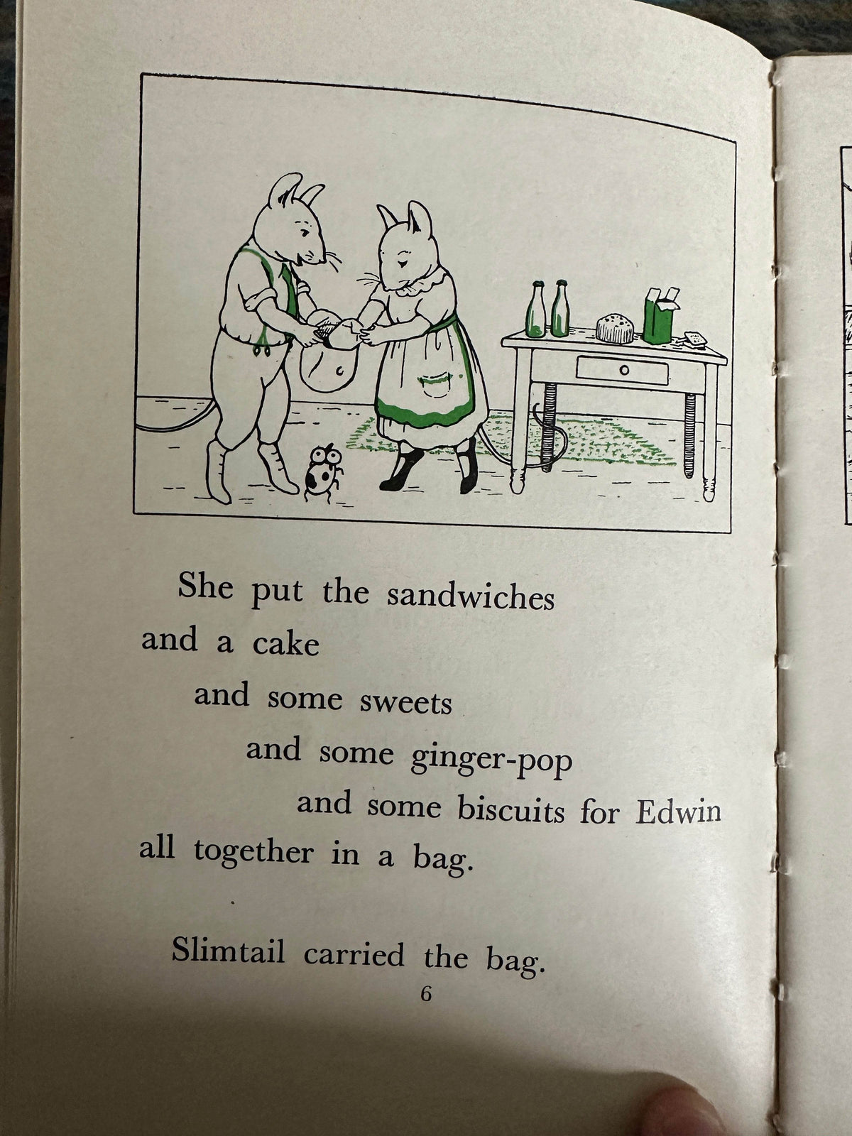 1961 Slimtail’s Picnic(Little Slimtails No4)Mary Chell & Dora Griffin (A. & C. Black Publishers) - Honeyburn Books (UK)
