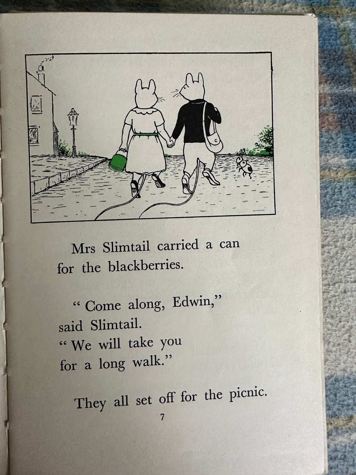 1961 Slimtail’s Picnic(Little Slimtails No4)Mary Chell & Dora Griffin (A. & C. Black Publishers) - Honeyburn Books (UK)