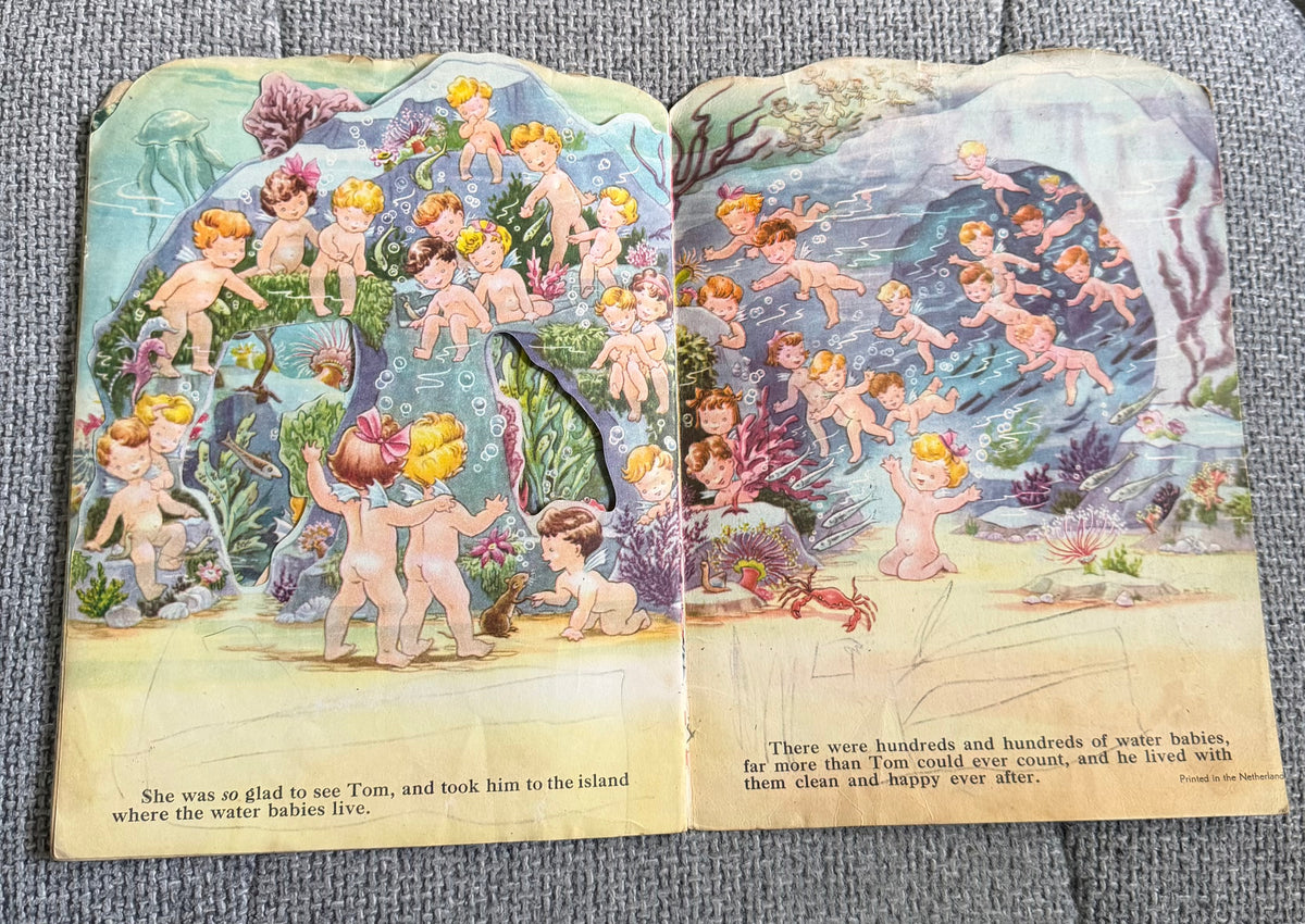1948 The Water Babies - Molly B. Thomson (A Kiddie Kut) Collins Clear Type Press