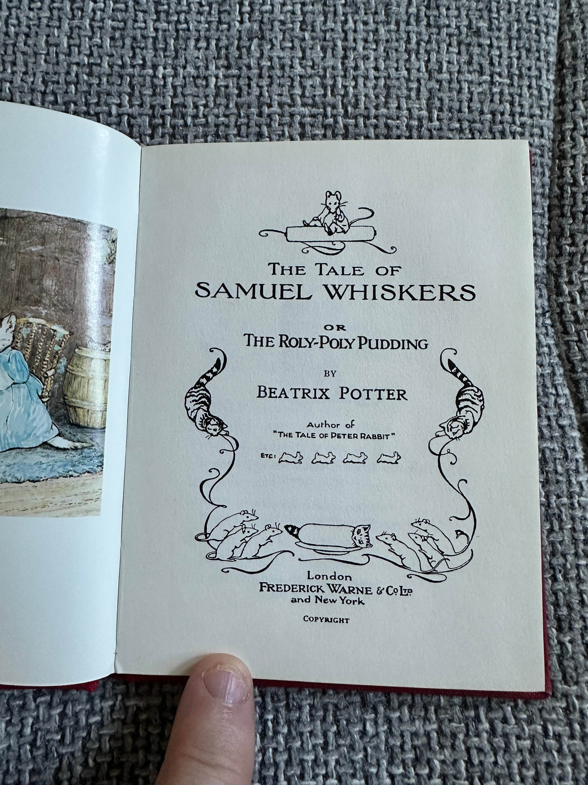 1984 The Tale Of Samuel Whiskers(Or The Roly-Poly Pudding) - Beatrix Potter(Frederick Warne & Co Ltd) - Honeyburn Books (UK)
