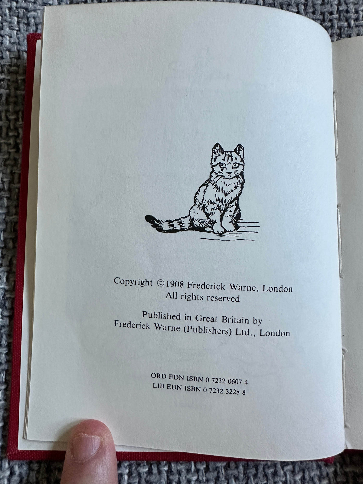 1984 The Tale Of Samuel Whiskers(Or The Roly-Poly Pudding) - Beatrix Potter(Frederick Warne & Co Ltd) - Honeyburn Books (UK)