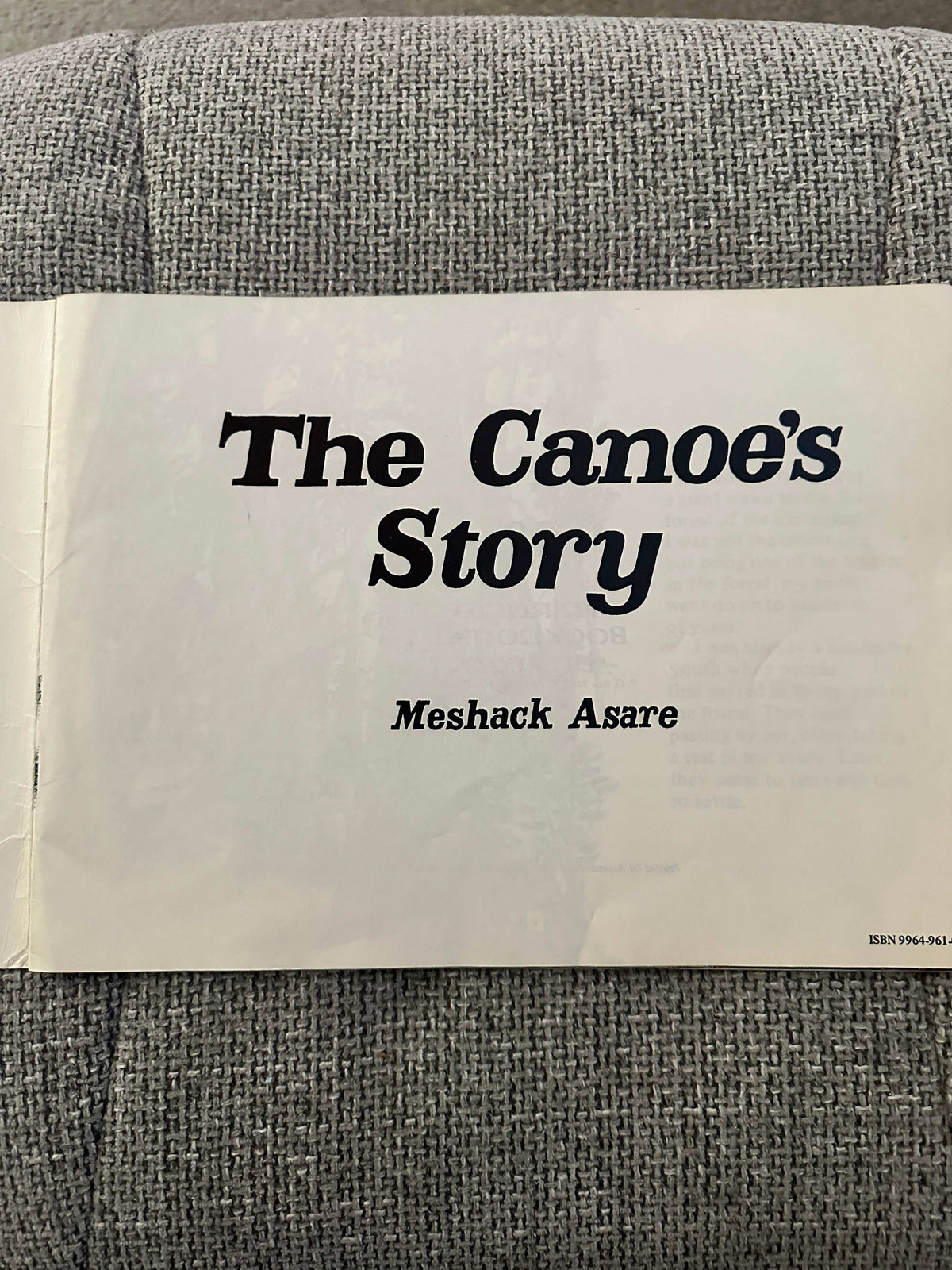 1982*1st* The Canoe’s Story - Meshack Asare (Miracle Bookhouse Ltd. Ghana 🇬🇭