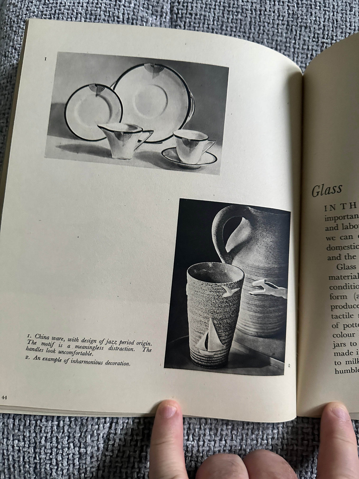 1947*1st*The Things We See no4 - Pottery & Glass - Bernard Hollowood (Penguin Books) - Honeyburn Books (UK)