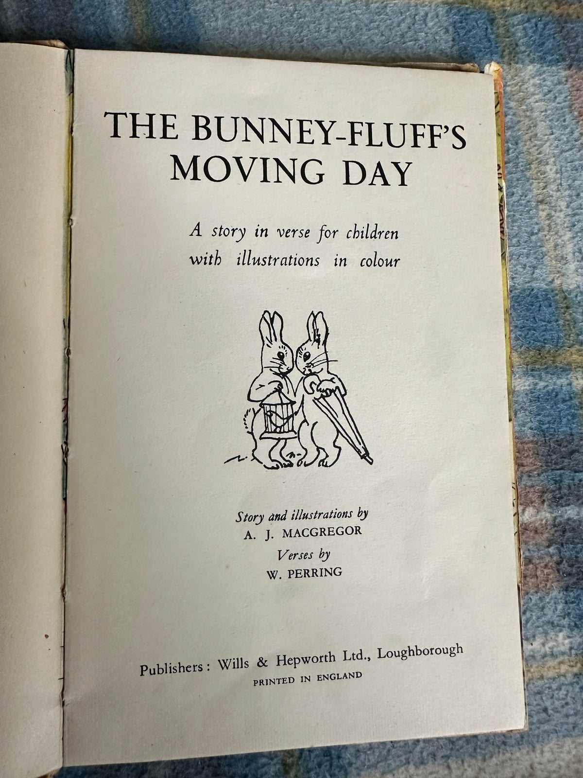 1950*1st* The Bunney-Fluffs Moving Day(Series 401 Ladybird)- A.J. MacGregor & W. Perring(Wills & Hepworth) - Honeyburn Books (UK)