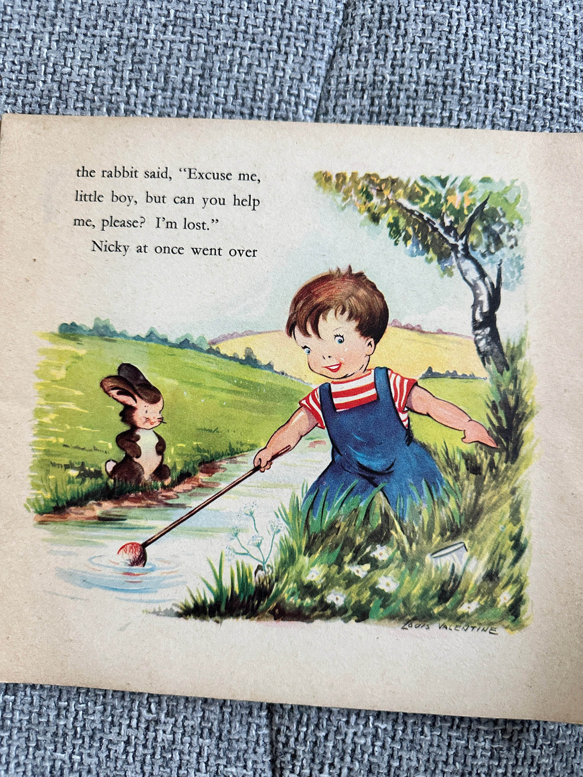 1950’s The Rabbit Who Lost His Way - Louis Valentine(Dean & Son Ltd) - Honeyburn Books (UK)