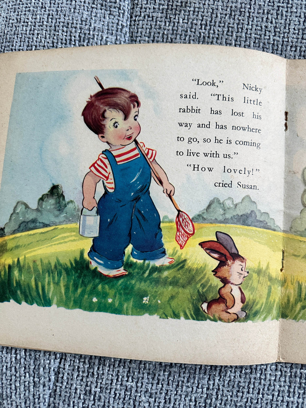 1950’s The Rabbit Who Lost His Way - Louis Valentine(Dean & Son Ltd) - Honeyburn Books (UK)