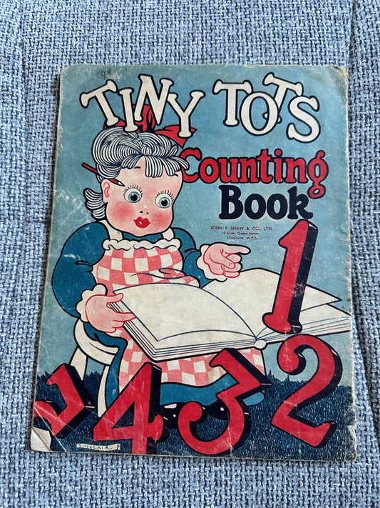 1930’s Tiny Tots Counting Book(John F. Shaw & Co Ltd) - Honeyburn Books (UK)