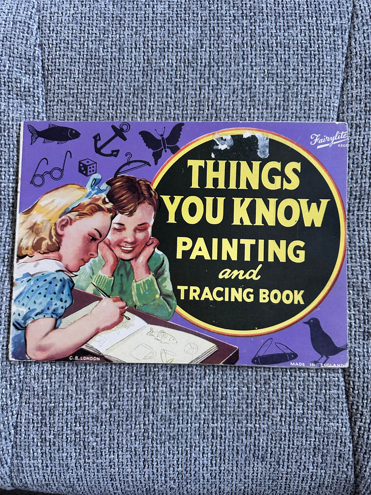 1940’s Things You Know Painting & Tracing Book(Fairylite Publishing) - Honeyburn Books (UK)