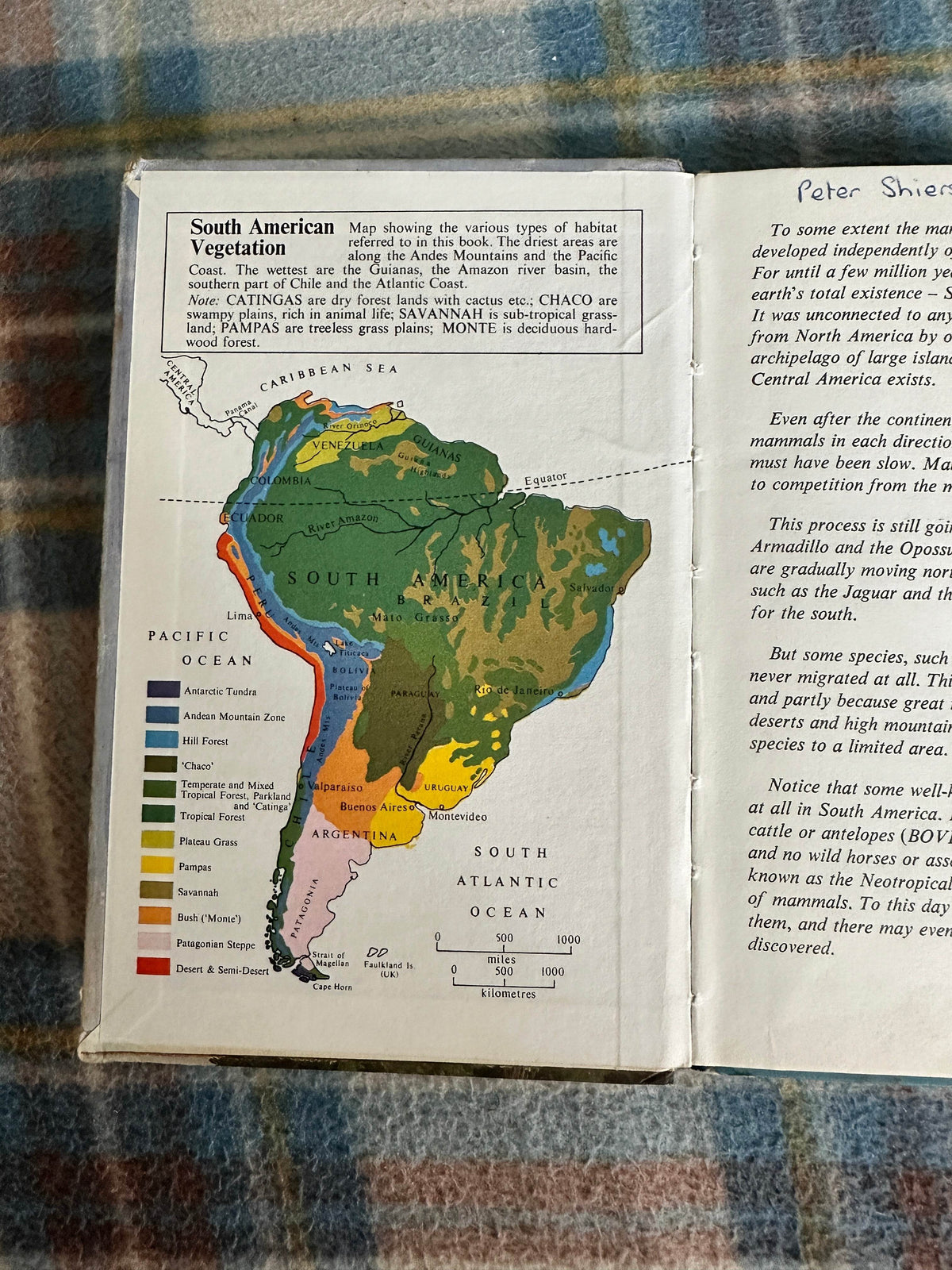 1972 South American Mammals(Series 691 Ladybird) John Leigh-Pemberton (Wills & Hepworth) - Honeyburn Books (UK)