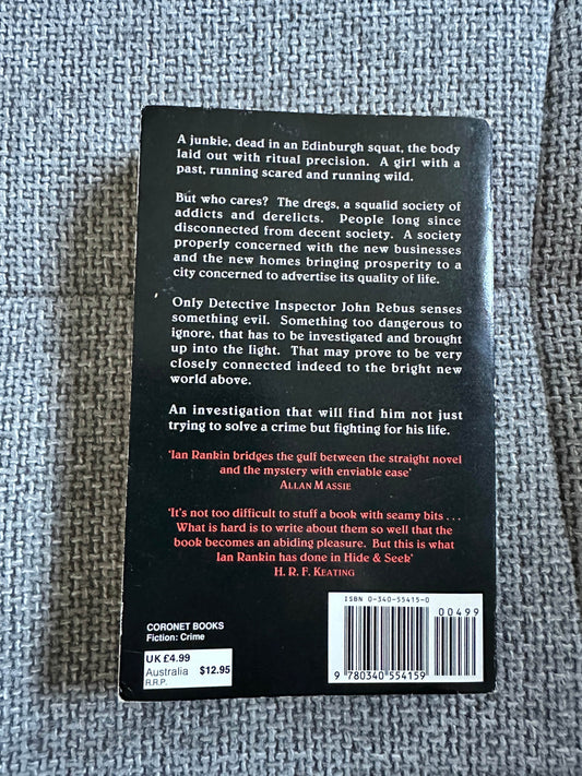 1992*1st* Hide & Seek - Ian Rankin(Coronet) - Honeyburn Books (UK)